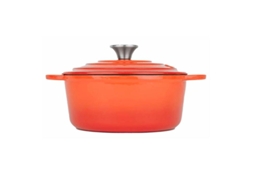 Cocotte Hierro Esmalte Naranja 3,35lt Lt011 Latt Home