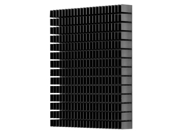 Disipador de Calor Alumínio 150x120x20mm para Cpu Amplificador S/MARCA