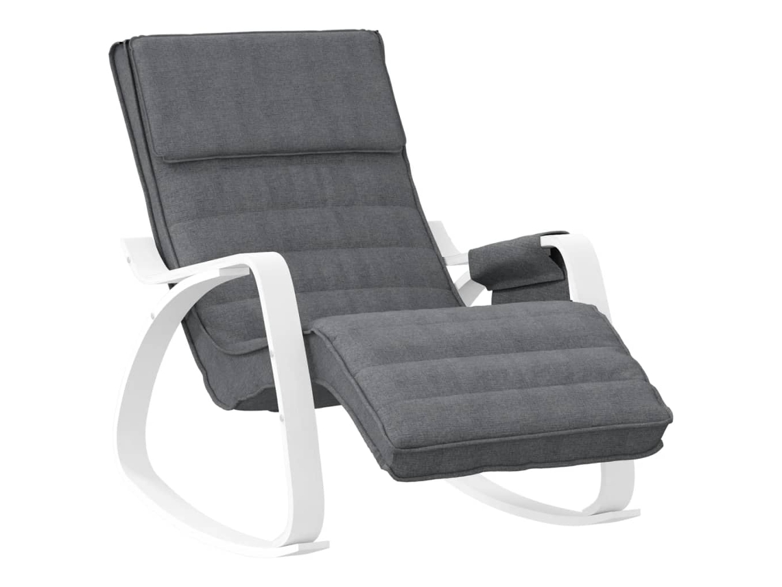Rocking Chair, Rocking Chairs Vidaxl Cinzeto Tecido