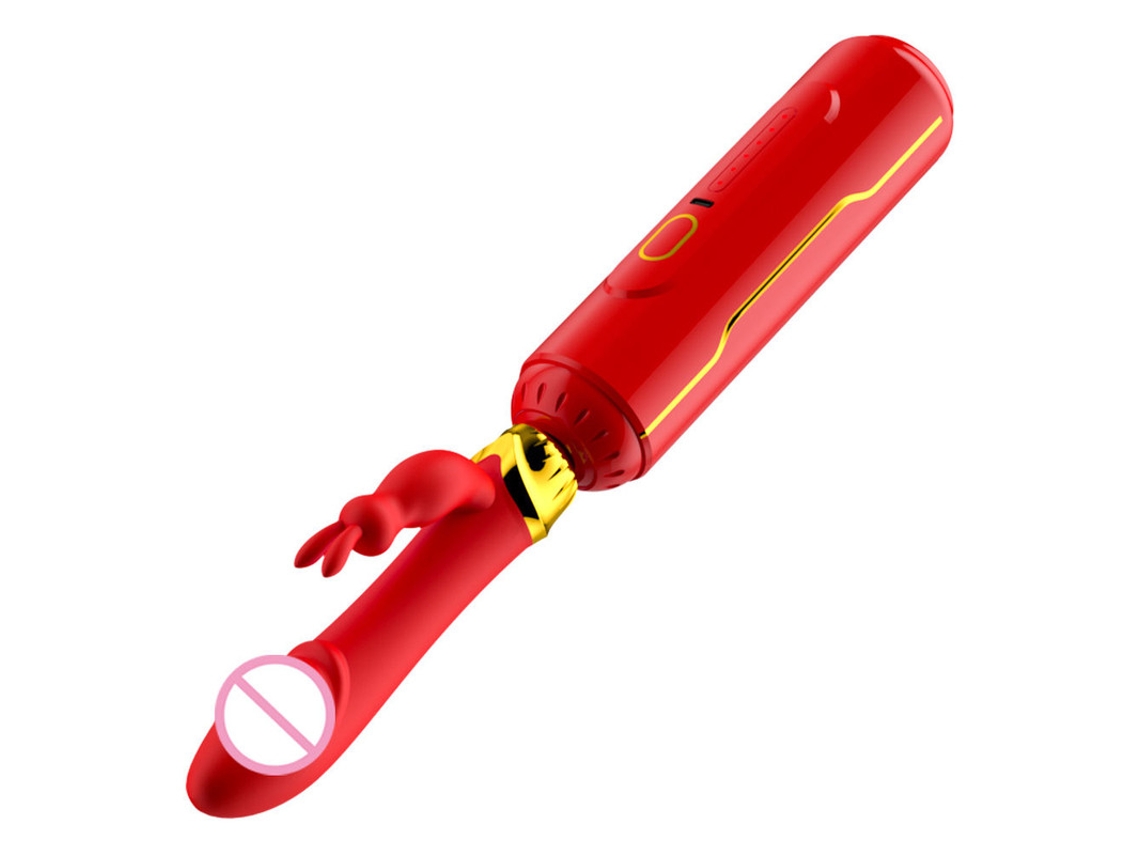 Vibrador Telescpico Separvel Com 10 Frequncias Para Mulheres (vermelho)