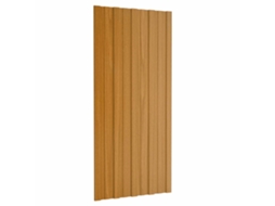 Vidaxl Painel De Telhado 12 Unid. Natural 100 X 45 Cm Aço Galvanizado