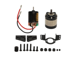 Motor De Escova 540 Com Caixa De Redução 1/5 Para Bicicleta Rc Trial 1/10 55t Rolamento Bidirecional Universal