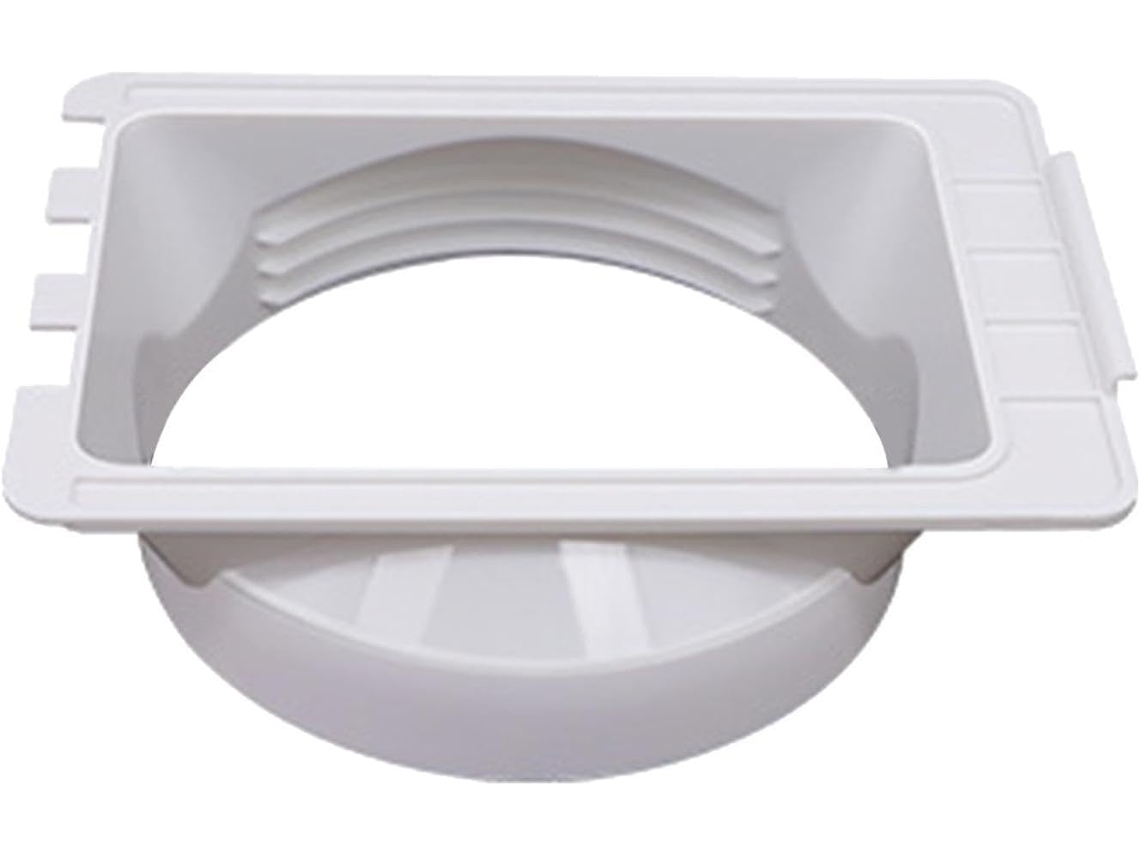 Mangueira De Exaustão Ar Condicionado Adaptador Conector Ventilação Em Abs 5, 9 Polegadas | Acoplador De Interface Para
