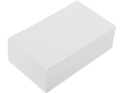 Bloco de 100 folhas de papel para cartões de visita, material de escritório, scrapbook, recortes e muito mais.