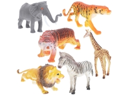 6pcs Modelo De Animais Selvagens Allinless