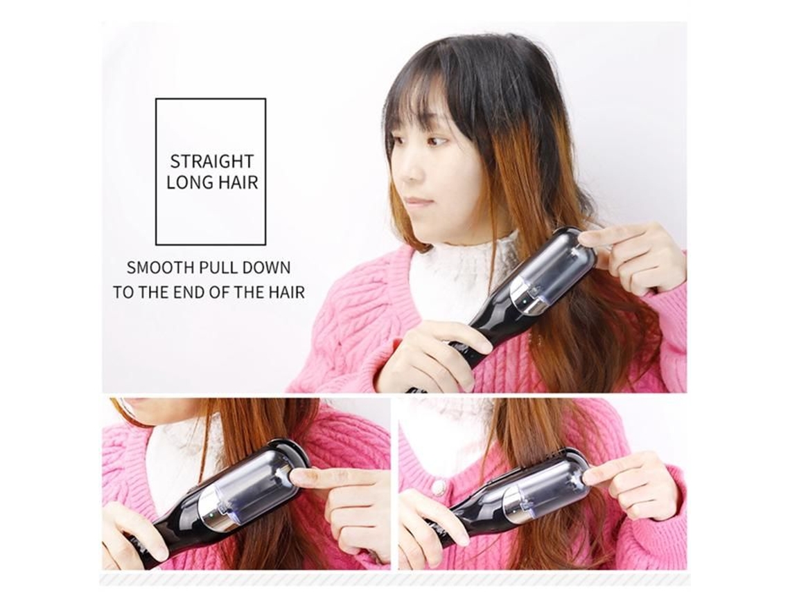 Máquina Cortar Cabelo Para Pontas Duplas Profissional Lisas Elétrica