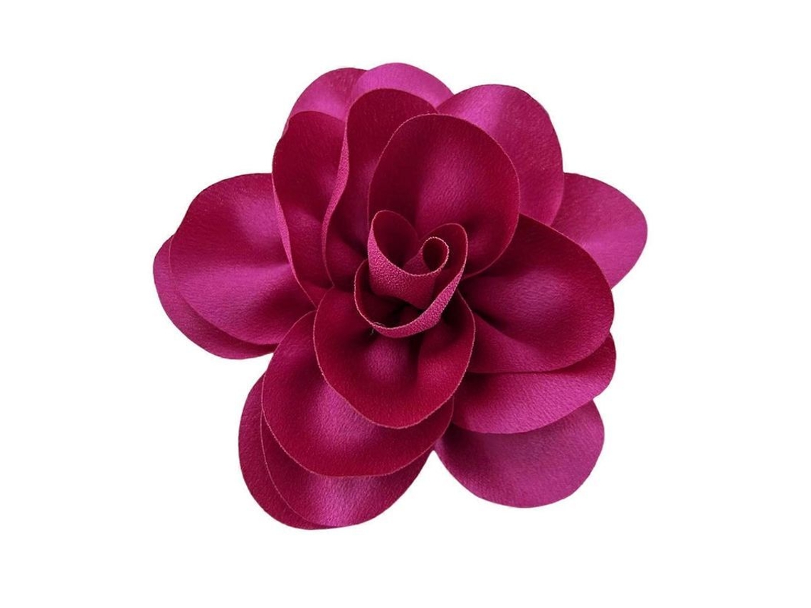 2026 corsage de Ocasión Formal Estilo Francés Rosa Grande Tela Satin Novia Novio Broche Boda Fiesta Prom