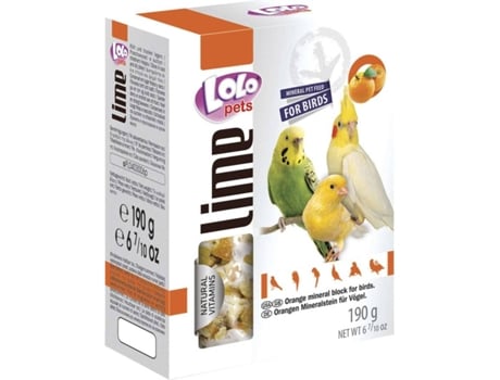 Complemento Alimentar para Aves LOLO Lima Laranja (218g)