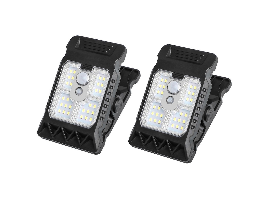 2 Luminárias Solares com Sensor, Iluminam Intensamente Jardim, Varanda ou Pátio AQUAFORGE