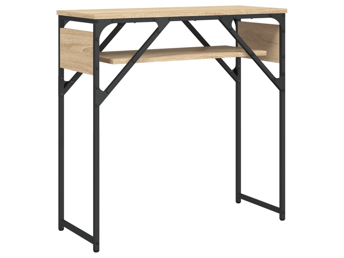 Console Table, Console Tables Vidaxl Marrom Madeira Processada (n/a)