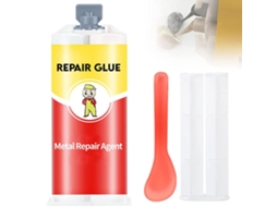 Cola multiuso para reparos em metal, resistente a altas temperaturas, cola para soldagem industrial.
