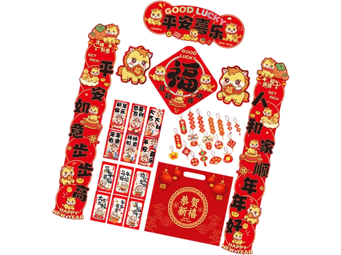 Decorações de Ano Novo Chinês 2026 SFUSHOS