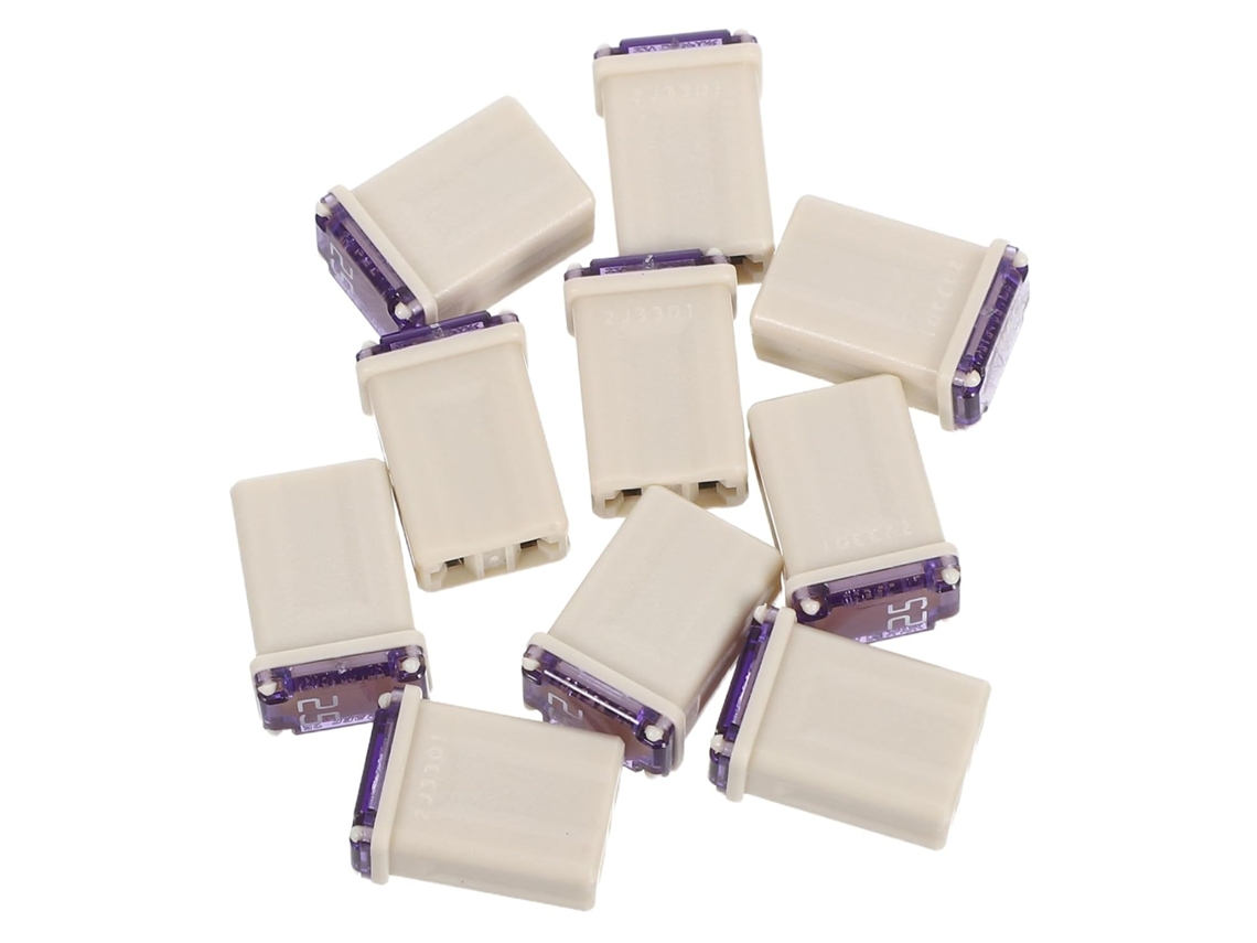 Conjunto De 10 Micro Fusíveis Quadrados Para Carros E Caminhões, Mini Plástico, Durável.
