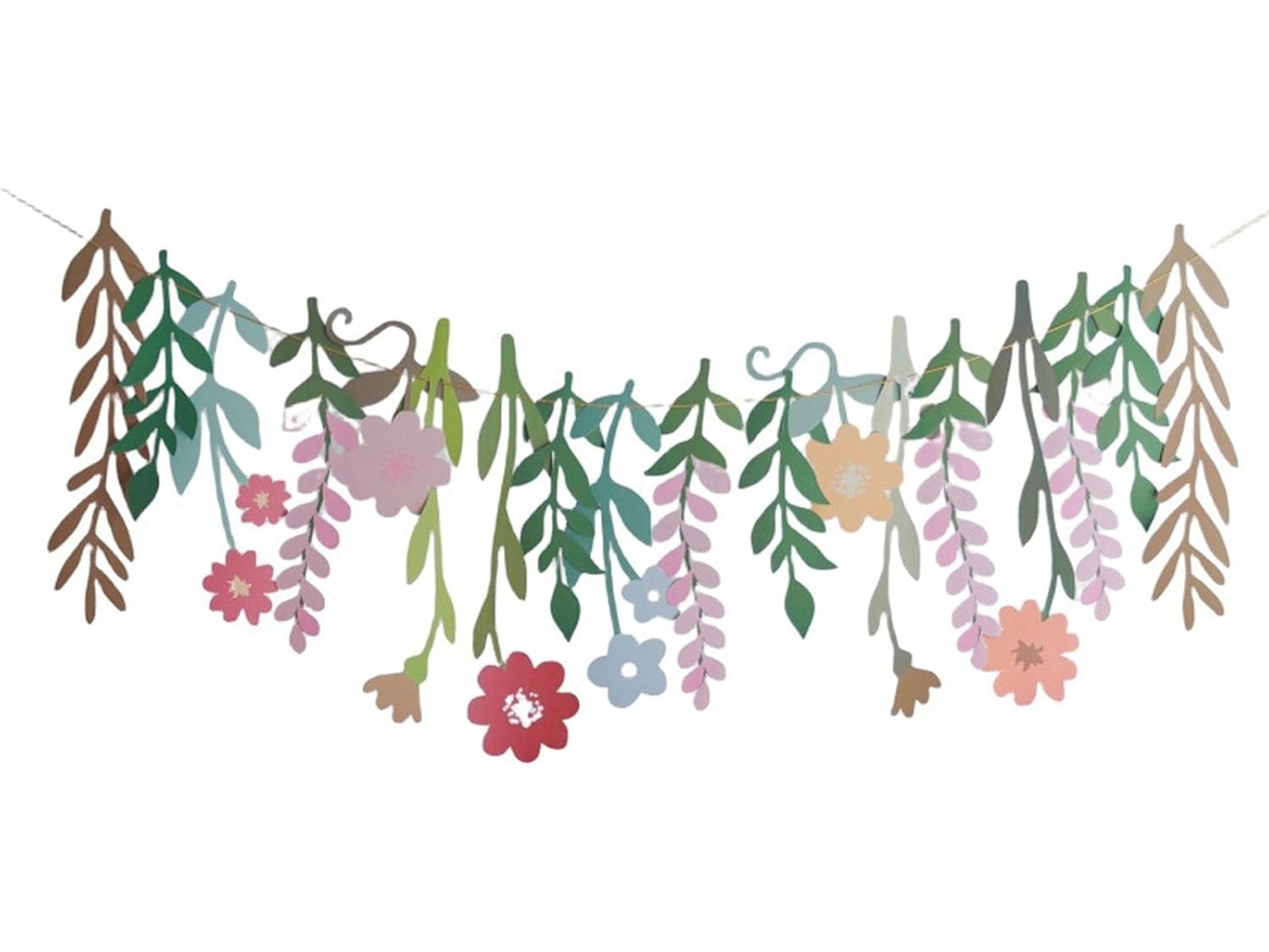 Elegante Decoração Floral Dupla Face Resistente a Rasgos para Pendurar Artigos para Festas SFUSHOS