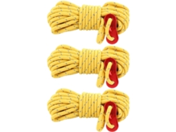 Conjunto De 3 Cordas Refletoras Para Barraca, Em Poliéster De 4mm, Duráveis E Leves, Acessório Ideal Para Camping E