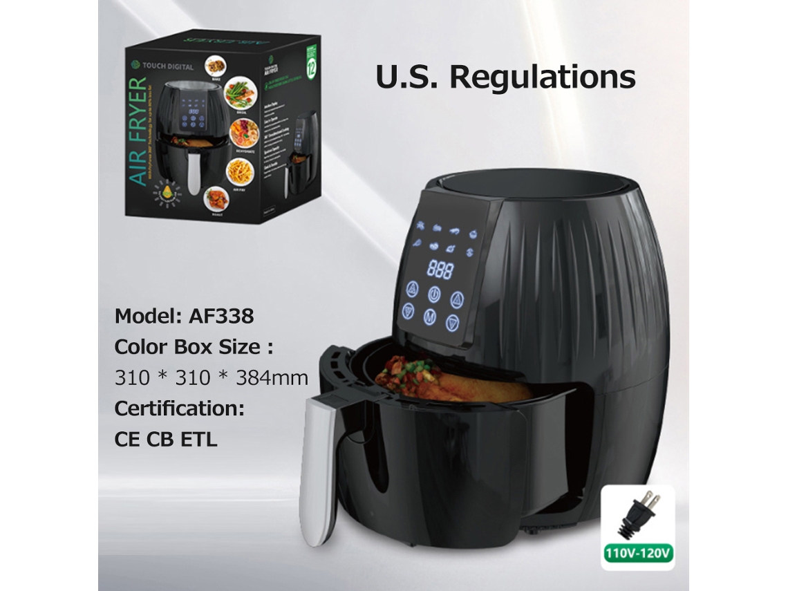Friggideira Elétrica 5,5l 1300w com Temporizador, Tela Táctil LCD LAXISCREED
