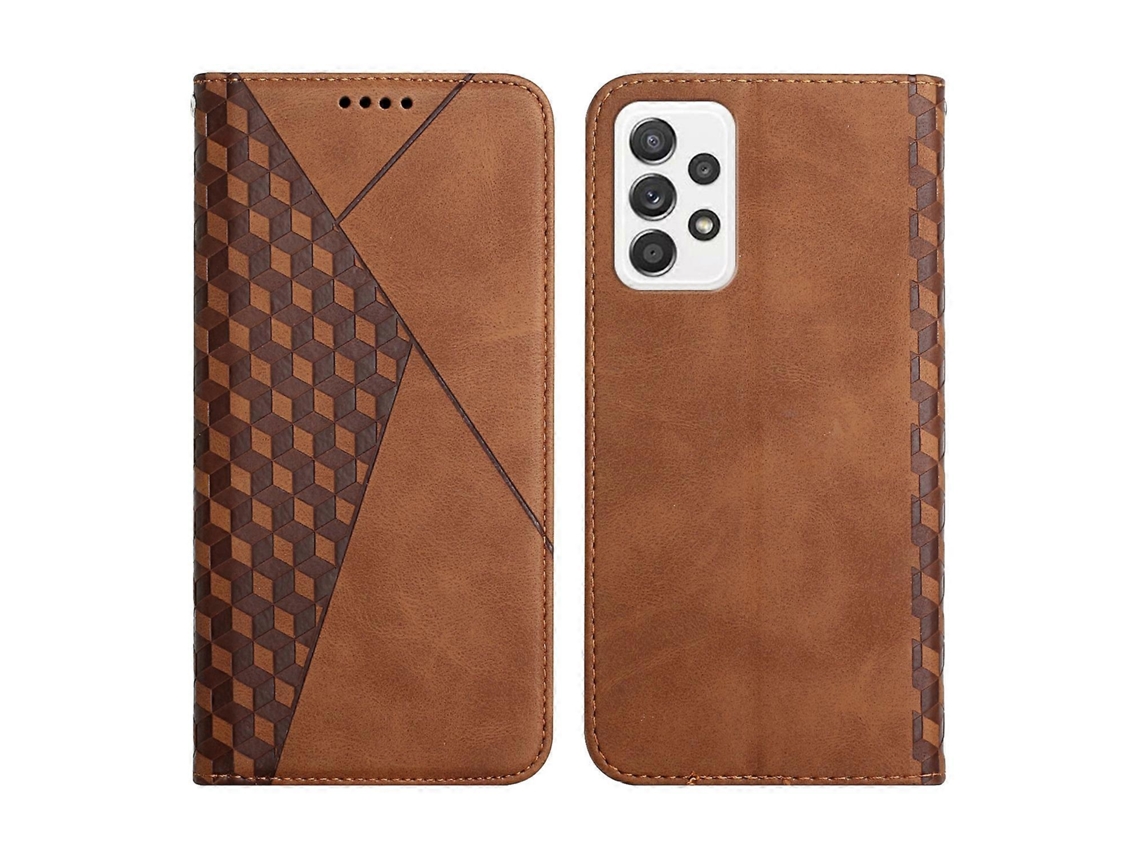 Capa De Celular Em Couro Magnético Com Toque Suave Para Samsung Galaxy A53 5g