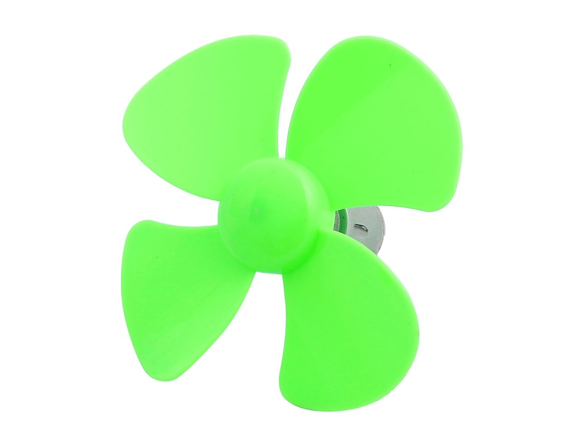 Hélice de 4 Pás, 6v Dc, 0,13a, 12500rpm, 100mm Diâmetro Verde para Aeromodelos CHABERLU