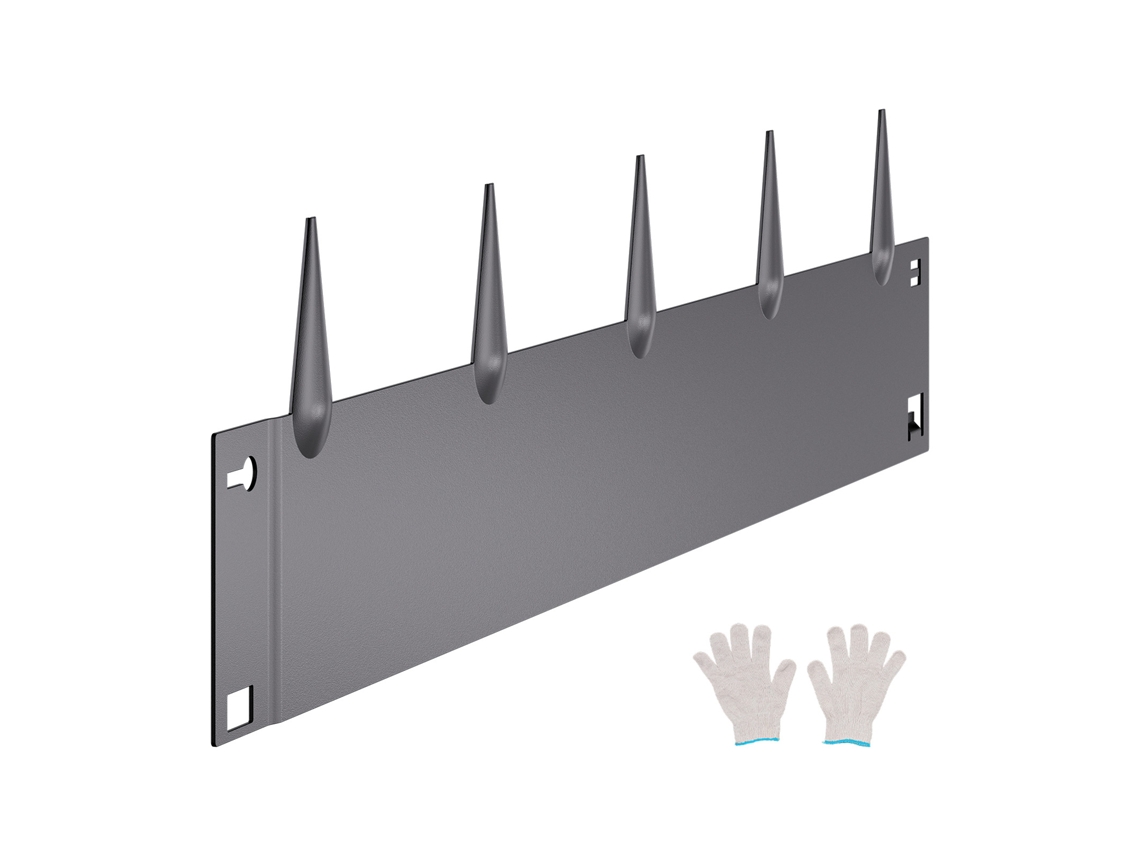 Jogo De Aros Metálicos Succebuy De 5 Peças 990x207x1,5 Mm Com Dentes Precisos, Cinza Escuro