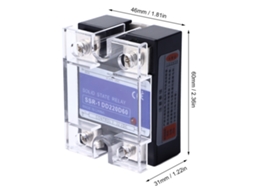 Laxiscreed Relé De Estado Sólido Dc-dc Monofásico Para Controlo De Sistemas Com Carga De 5 A 220vdc
