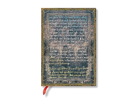 Livro Michelangelo, Handwriting Midi Lined Softcover Flexi Journal de cor Paperblanks (Inglês)