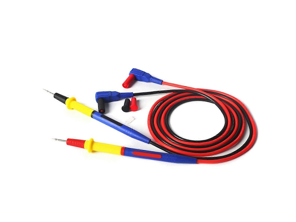 Caneta Multímetro P30 1000v 20a Fio De Silicone Anti Incrustação Macio Ponta Extra Sonda Caneta De Teste Para Multímetro Digital Slowmoose