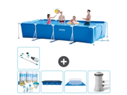 Intex Piscina Com Estrutura Retangular - 450x220x84 Cm - 6-peças S20067