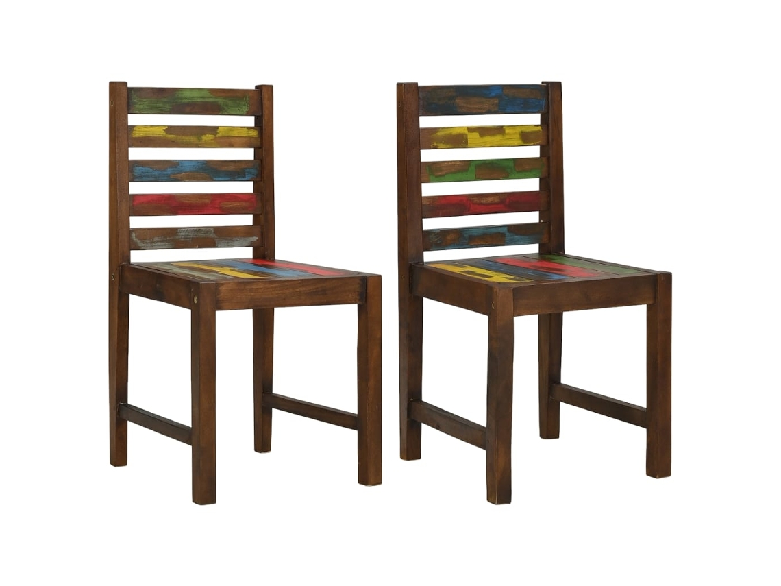 Dining Chair, Dining Chairs Vidaxl Multicolor Madeira (n/a)