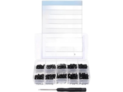 Conjunto De 500 Parafusos Phillips Para Laptop Com Chave Fenda, Kit De Parafusos Cabeça Escareada Para Reparo Notebooks