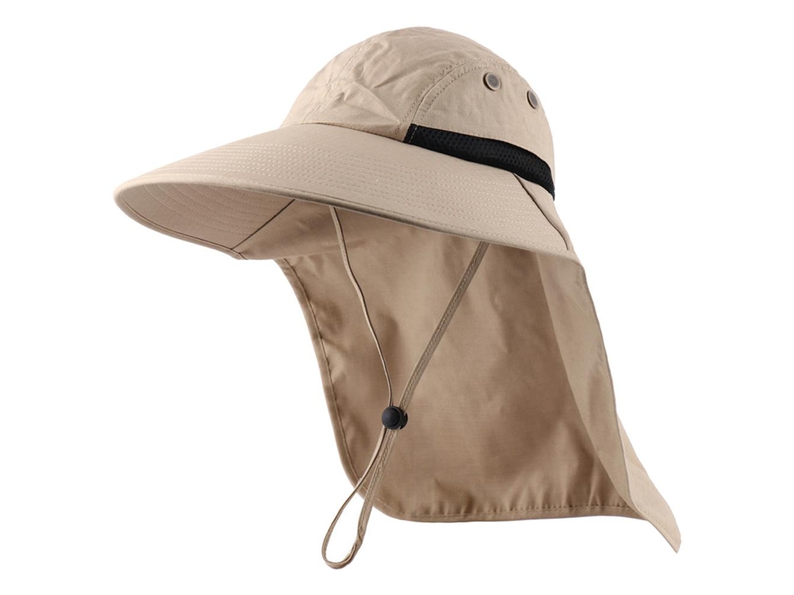 Chapéu De Sol Ao Ar Livre Com Proteção Upf 50+ Aba Larga Chapéu De Pesca Com Aba Para Pescoço