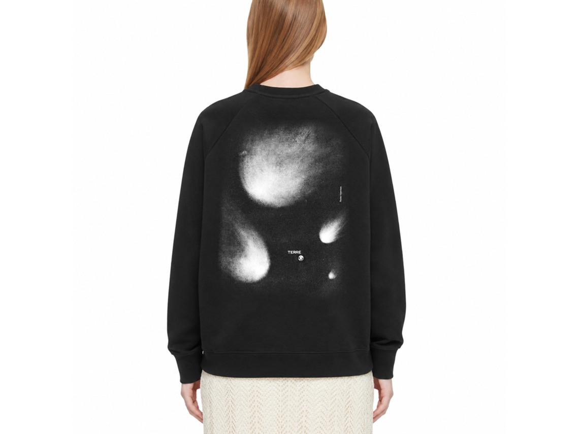 Rockinstone Galaxie, Comètes, Terre Sweatshirtdouble-sided Print Unique Designer Style