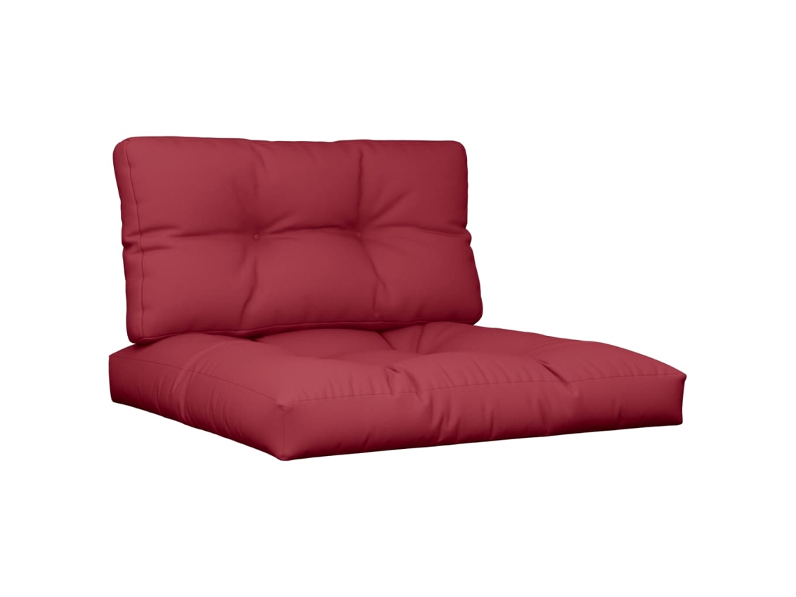 Pallet Cushion, Pallet Cushions Vidaxl Vermelho Tecido (80 X 80 X 12 Cm)