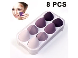 Pçs Esponja De Maquiagem Beauty Blender Set Esponjas De Maquiagem Para Base Blender Com Caixa Combinação Roxa ZMDECQNA