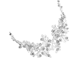 Coroa De Noiva Deslumbrante Com Tiara De Cabelo.