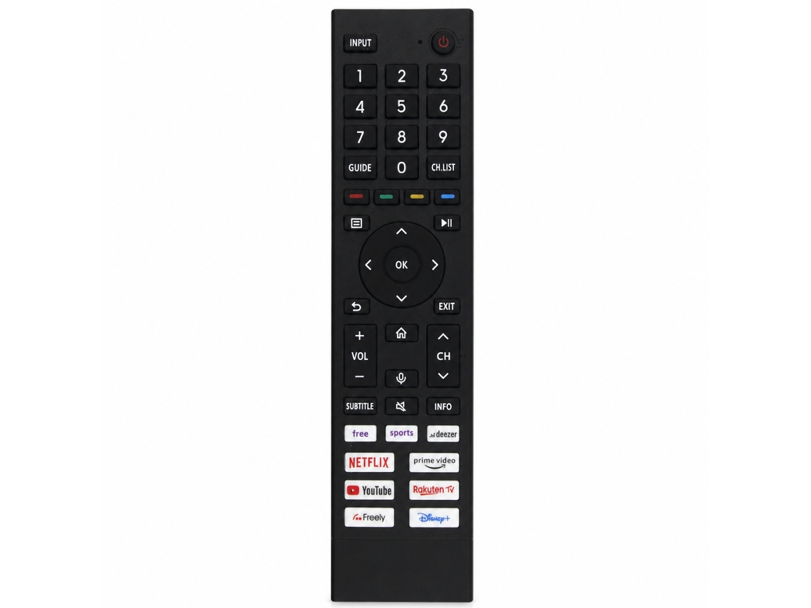 Comando À Distância Para Tv Compatível Com Toshiba Ct-8575, 43qv2f63db E 43uv2f53db, Sem Configuração, Sem Voz