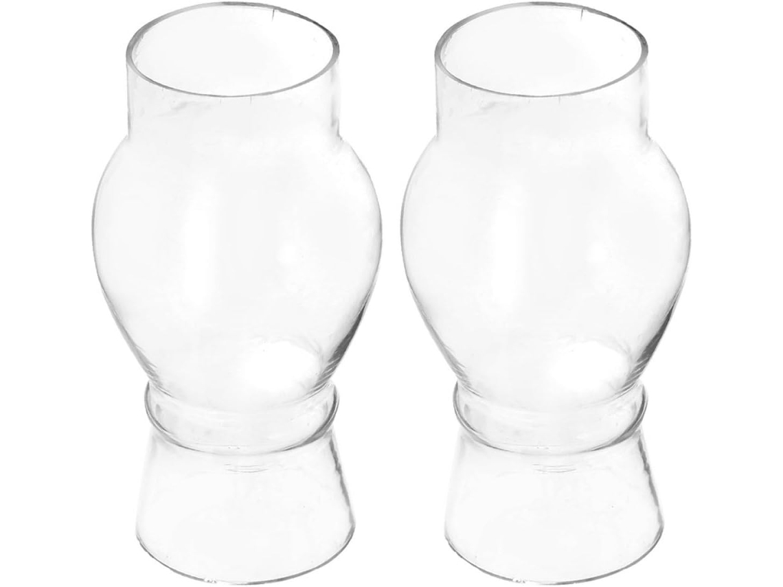 Conjunto De 2 Conjuntos De Copos Vintage Para Aquecer A Temperatura.