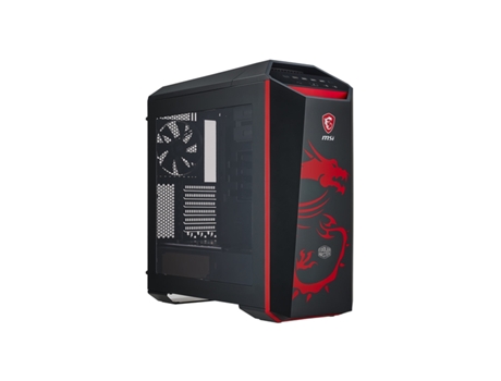Caixa PC COOLER MASTER Maker 5 MSI Dragon Edition Preto — ATX, Micro-ATX, Mini-ITX