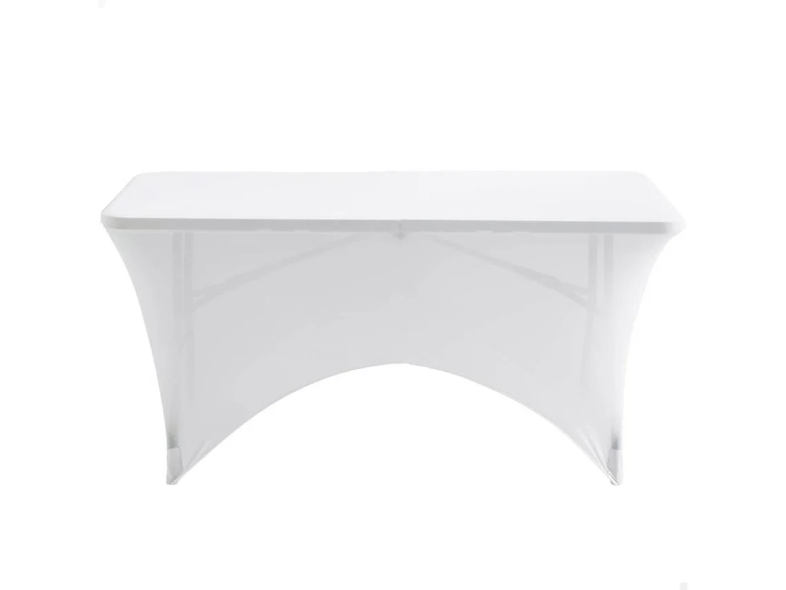 Capa Mesa LIFETIME (Branco - Poliester - 122x61x76 cm)