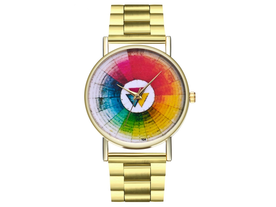 Relógio de Casal Casual Exquisite com Pulseira de Aço e Movimento de Quartzo Zhoulianfa