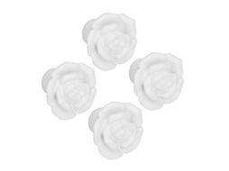 Conjunto de 4 Puxadores Modernos em Cerâmica Rosa para Klb BRILVIBERA