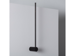 Aplique De Parede Led De 10 W Em Alumínio Delux Preto