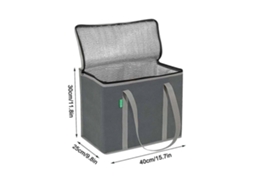 Bolsa Térmica Dobrável, Bolsa Isolada, Cesta de Compras, Bolsa de Piquenique para Escritório, Trabalho e Atividades Ao Ar Livre. GOKOCO