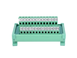 Conector De Cabo De Bloco De Terminal Módulo Plc Db25p Trilho Din 35mm Suprimentos Elétricos