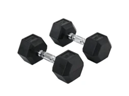 Conjunto De Haltere Metal E Borracha Cor Preto 31x13,5x11,7 Cm Homcom