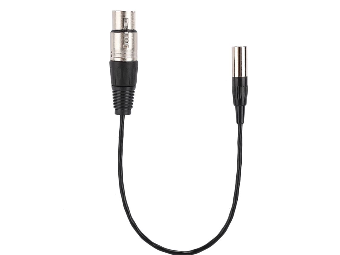 Aetheria cabo de Áudio Mini Xlr 3pin Macho para Xlr 3pin Fêmea Blindado com Papel de Alumínio 30cm