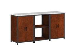 Conjunto de Armazenamento de Cozinha 3 Pcs Ferro Enferrujado MAISON EXCLUSIVE