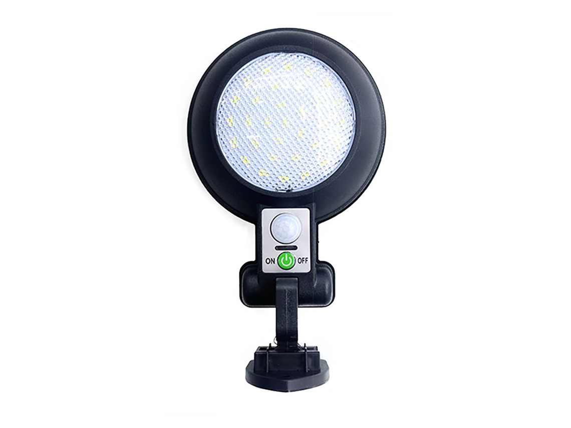 Luminária de parede solar externa à prova d'água 2026 com sensor de movimento 5,5 V 2,5 W para jardim, pátio, casa de campo, varanda e garagem.