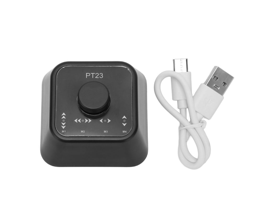 Pedal paginador sem fio Bluetooth programável para música computador telefone com carregamento USB | S/MARCA