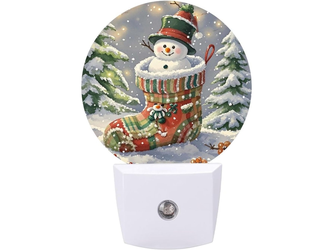 Luzes Noturnas De Parede Com Plugue, Meias Quentinhas, Luzes Noturnas De Led Com Sensor, Luz Noturna Branca Quente Suave