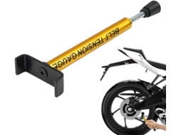 Medidor de tensão de correia ajustável em metal, acessório para teste e reparo de motocicletas.